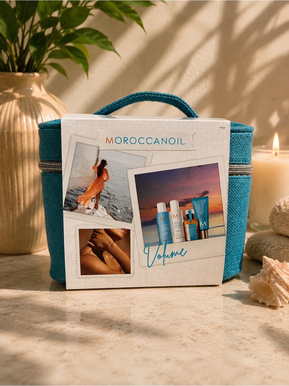 Moroccanoil Volume Travel Set + Cosmetic Bag | New Gift Set